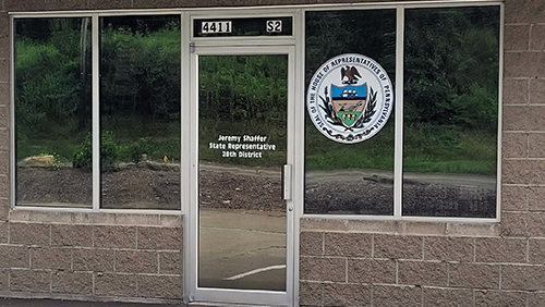Front of Rep. Shaffer's Gibsonia district office